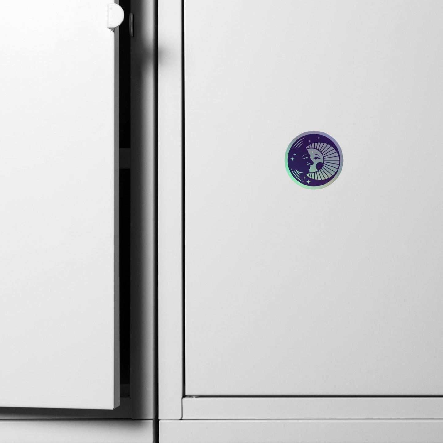 Moon & Sun Holographic sticker