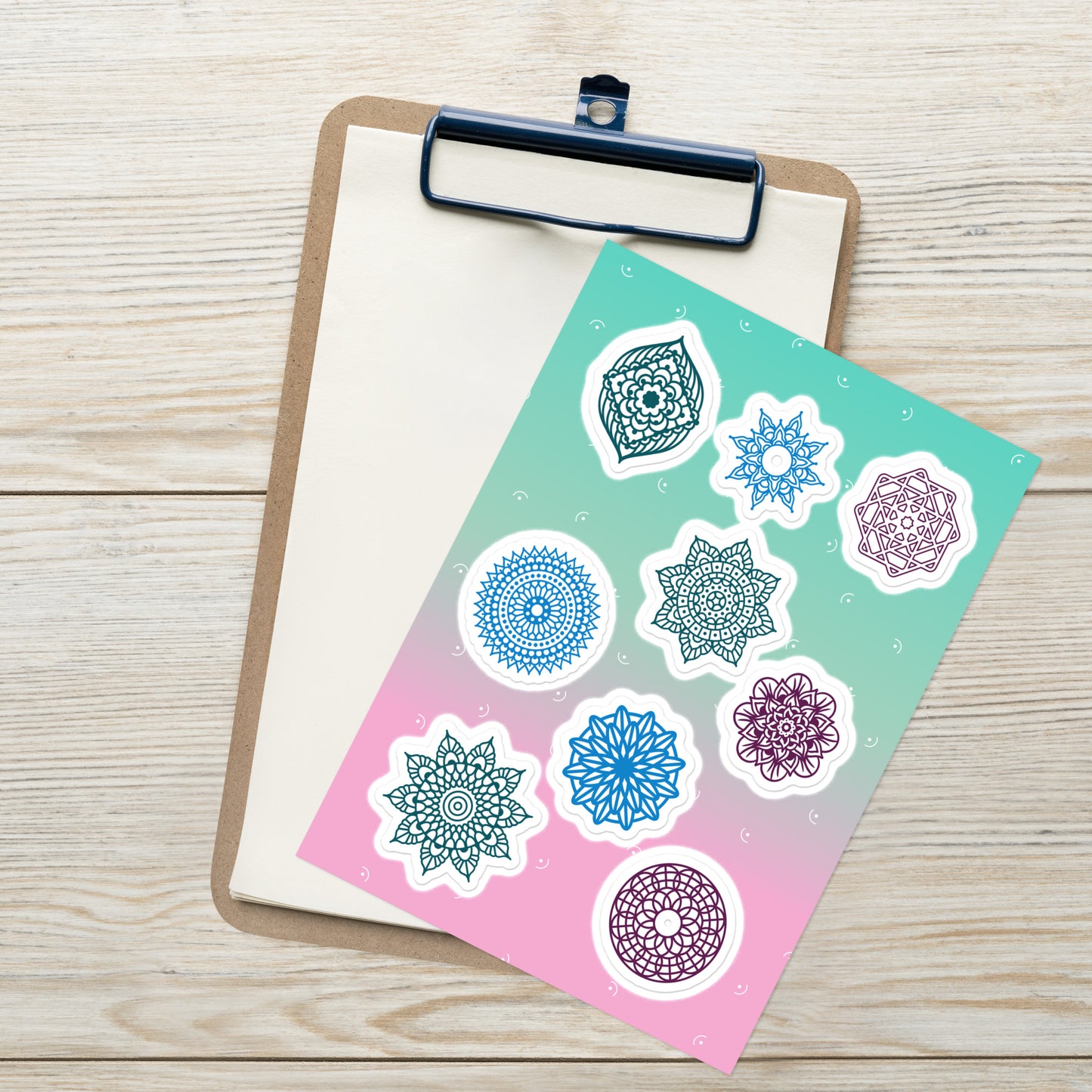 Mandala Sticker sheet