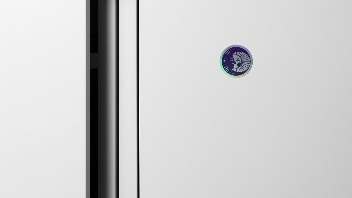 Moon & Sun Holographic sticker
