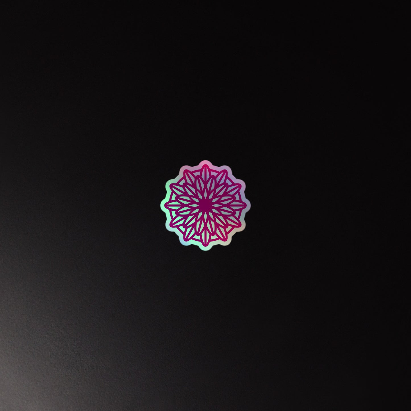 Star Mandala Holographic sticker