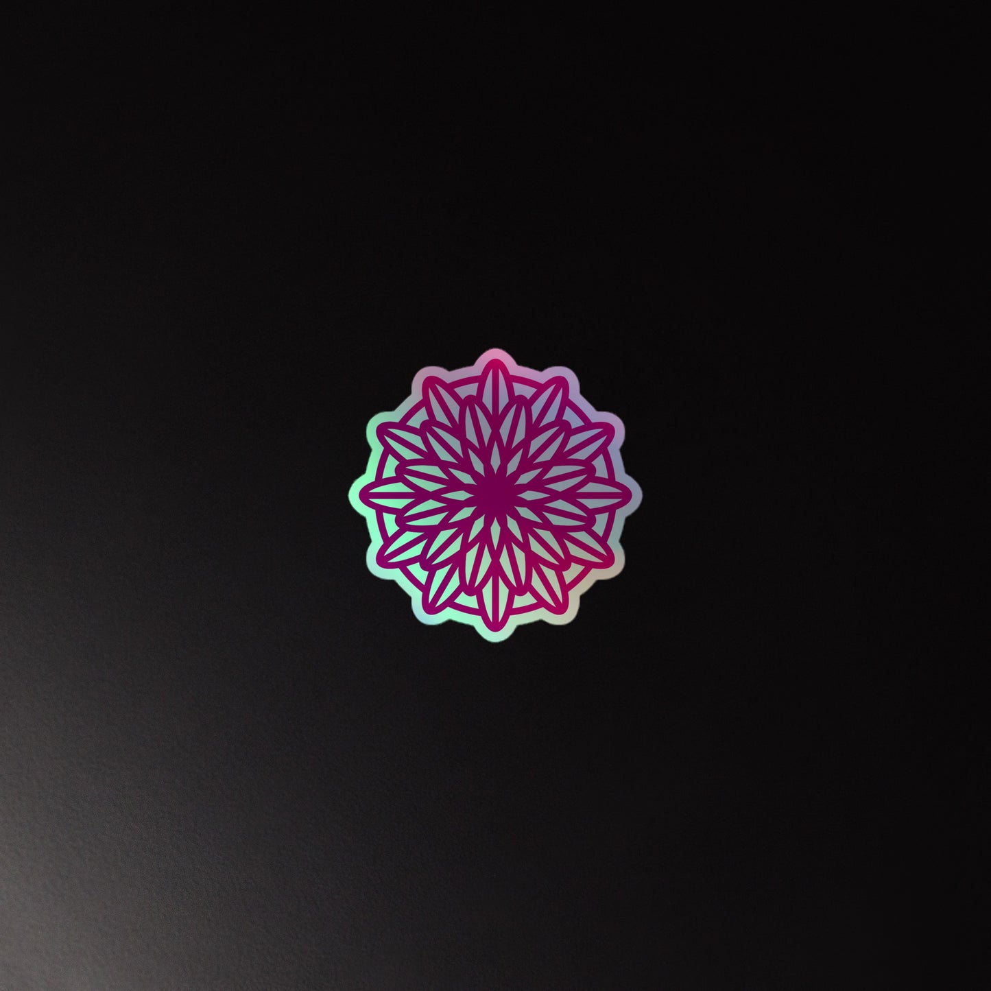 Star Mandala Holographic sticker