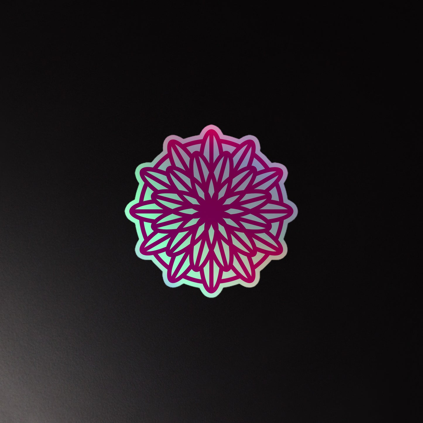 Star Mandala Holographic sticker